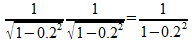 1/(1-0.2²)